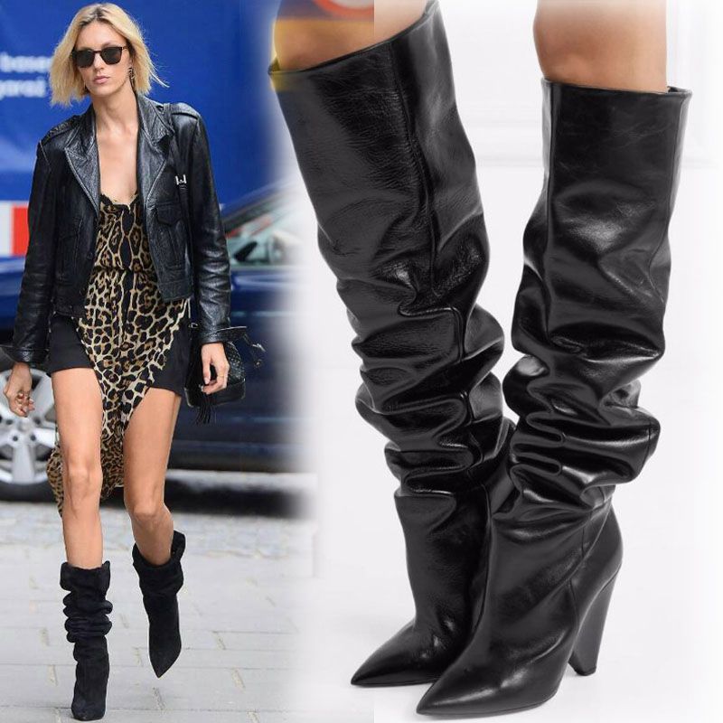 Vanessa Colombani | Slouchy Over-The-Knee Boots For Women