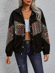 Mireille Castonguay | Corduroy Patchwork Jacket For Women