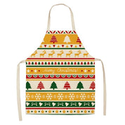 Marguerite Duvernay | Linen Look Christmas Apron With Festive Print