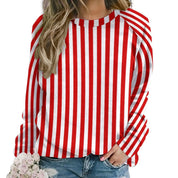 Scarlett Monroe | American Flag Print Sweatshirt For Women