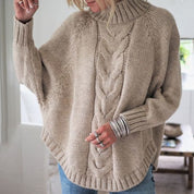 Marisol Duchesne | Cable Knit Turtleneck Sweater For Women