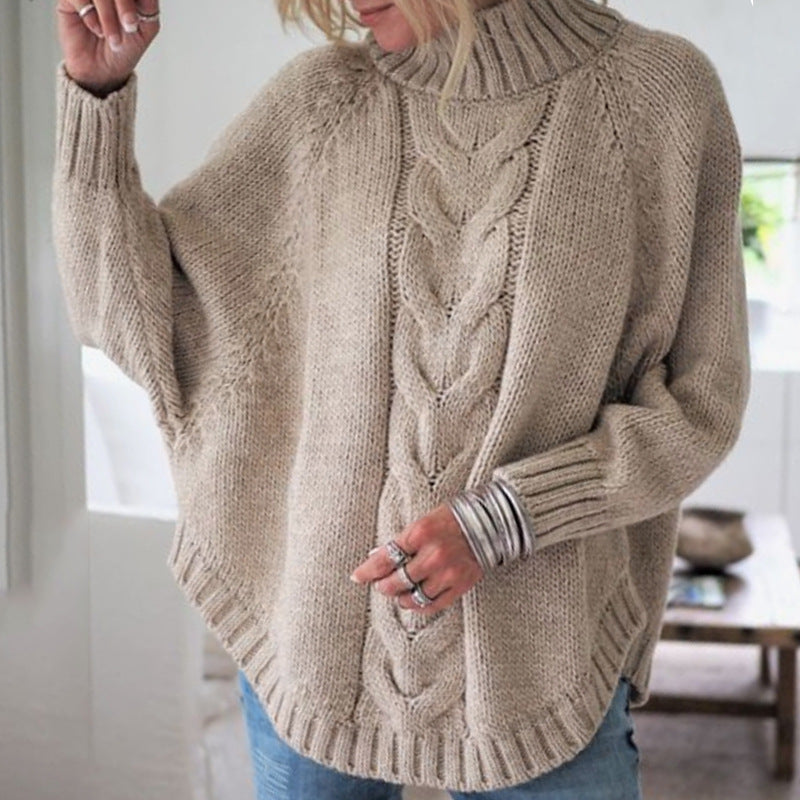 Marisol Duchesne | Cable Knit Turtleneck Sweater For Women
