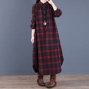 Elodie Marchand | Plaid Shirt Maxi Dress For Women