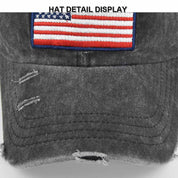 Beatrice Fontaine | Distressed American Flag Veterans Day Baseball Cap Unisex