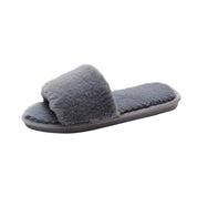 Roxie Draycroft | Fluffy Plush Slide Slippers For Women