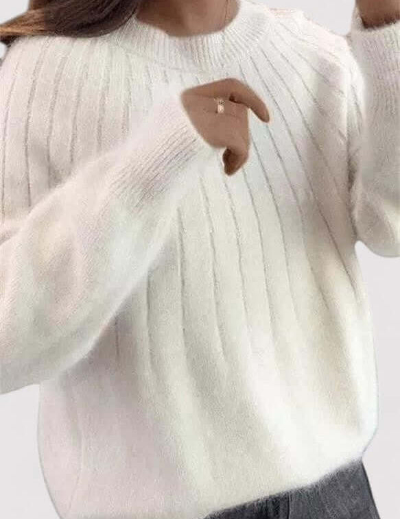 Genevieve Laurent | Soft High Neck Sweater For Women
