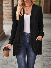 Adrienne Castellini | Ribbed Knit Cardigan For Women