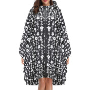 Elaine Beaurivage | Printed Hooded Raincoat For Women