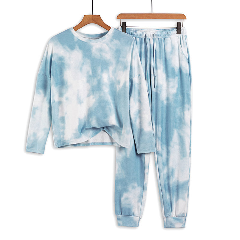 Giselle Castille | Tie-Dye Two Piece Lounge Set For Women