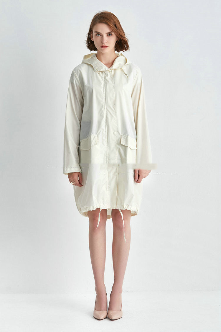 Camille Fonteneau | Hooded Windproof Raincoat For Women
