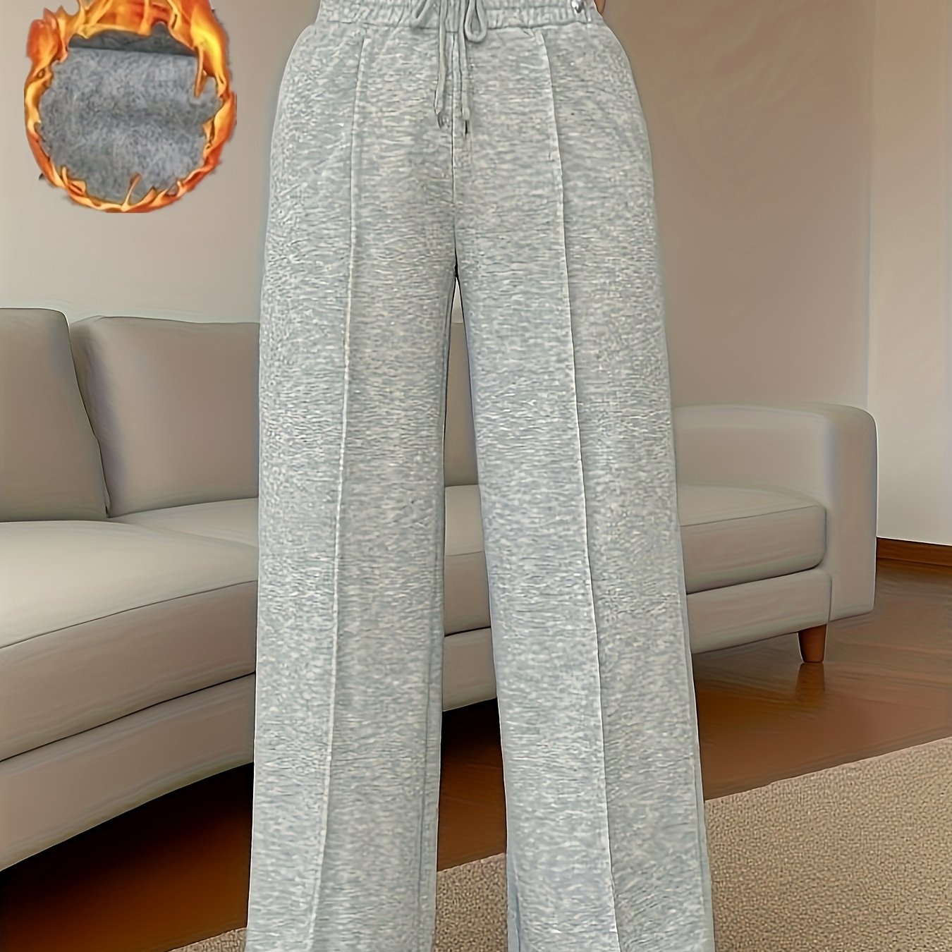 Harlow Beckstrom | High-Waisted Wide-Leg Pants With Drawstring Waist For Women
