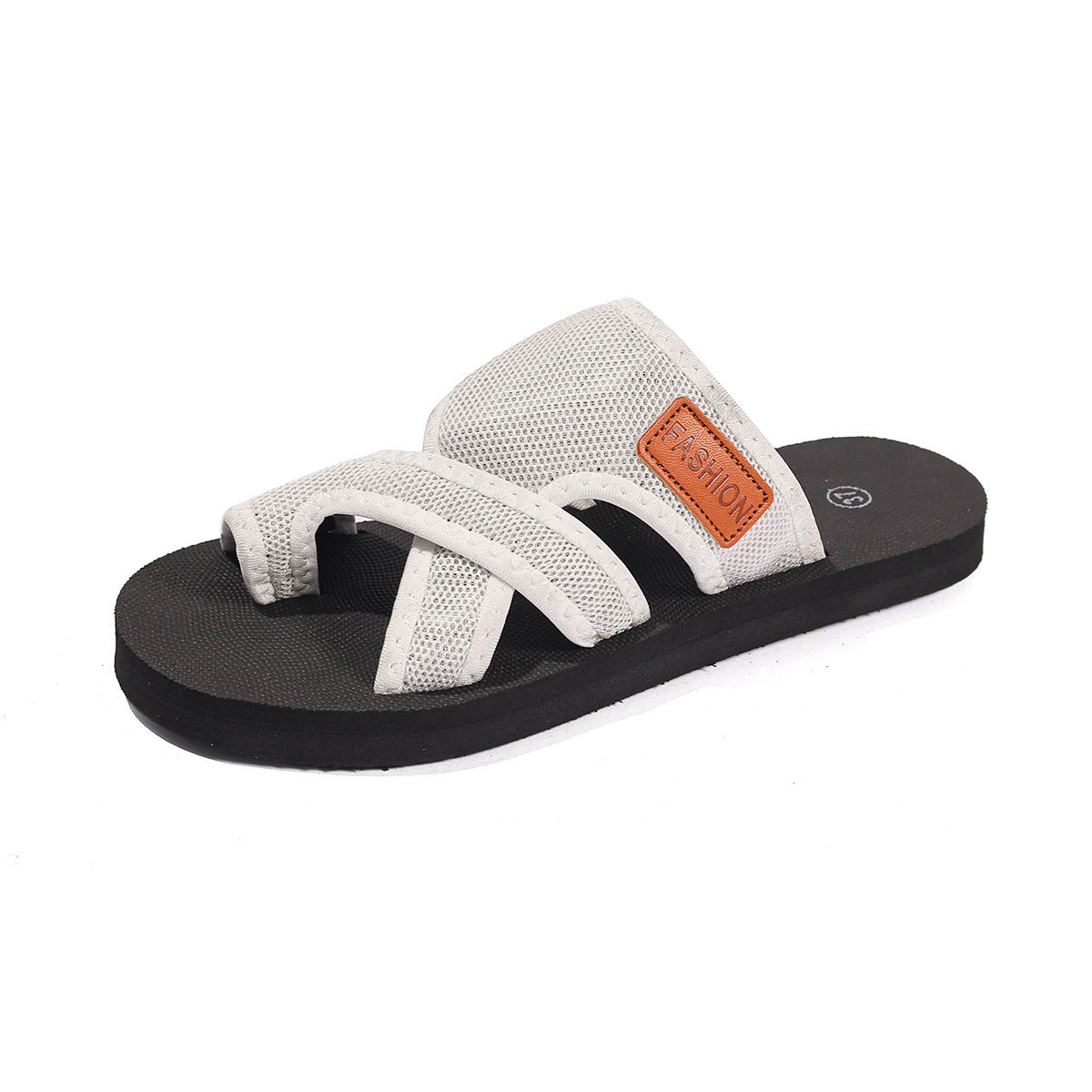 Giada Montefiore | Crisscross Mesh Slide Sandals For Women