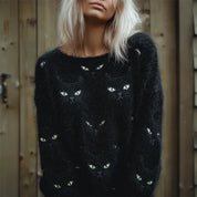 Julien Beaumont | Halloween Pumpkin Print Unisex Sweater