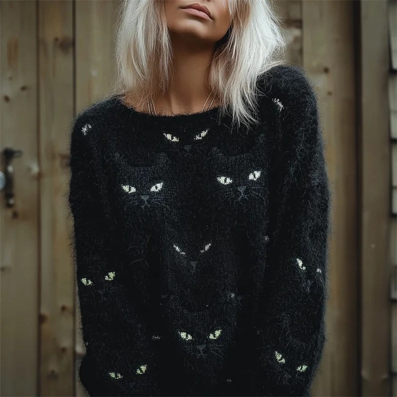 Julien Beaumont | Halloween Pumpkin Print Unisex Sweater