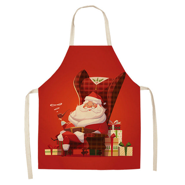 Celeste Duvall | Unisex Christmas Print Kitchen Apron