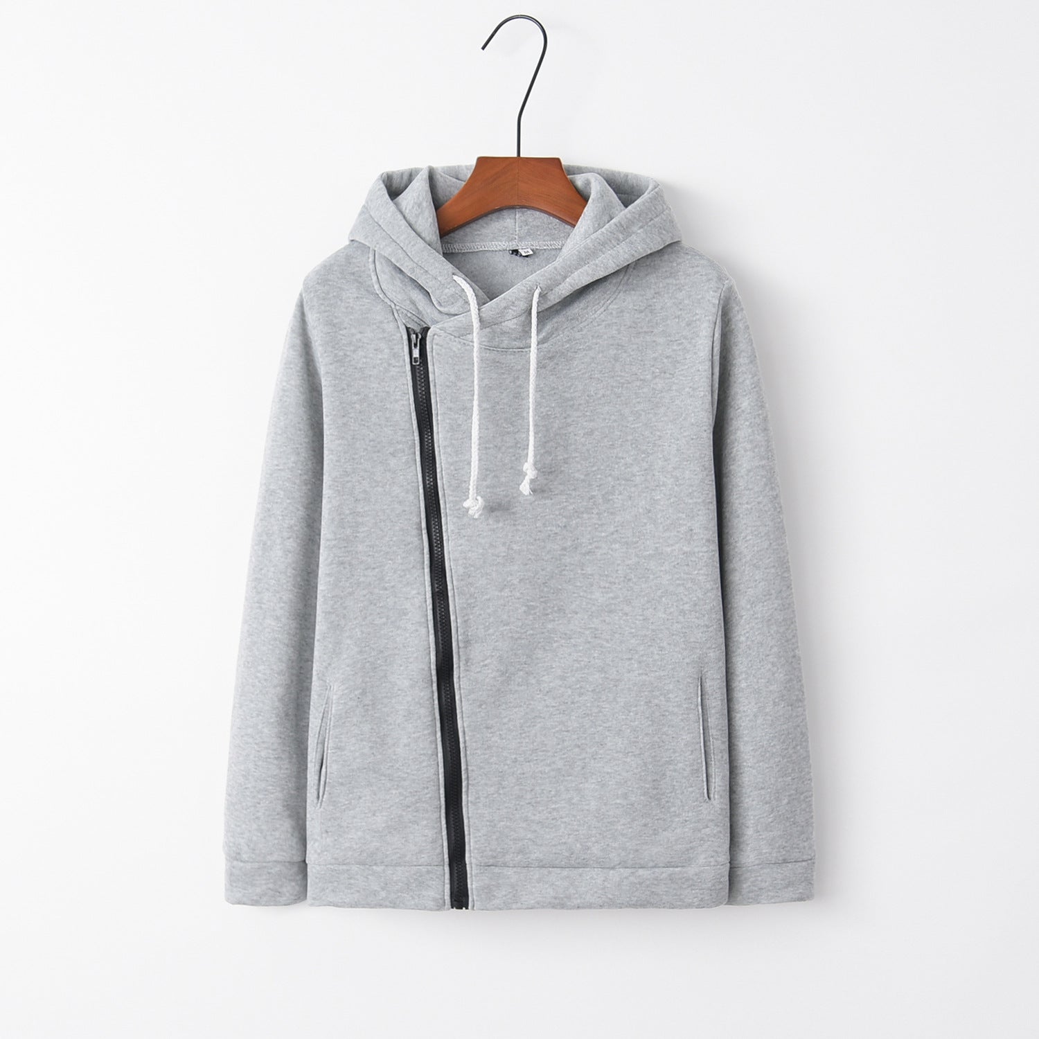 Marielle Fontenot | Diagonal Zip Hoodie For Women