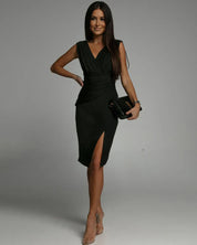 Eleanora Voss | Fitted Midi Dress For Women