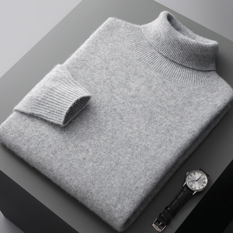 Hayes Norham | Fine Knit Turtleneck Sweater For Men