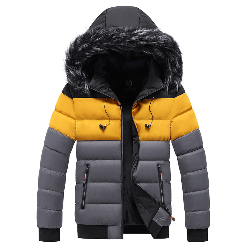 Bennett Calloway | Color Block Puffer Jacket For Men