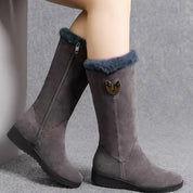 Camille Brindisi | Faux Fur Cuffed Snow Boots For Women