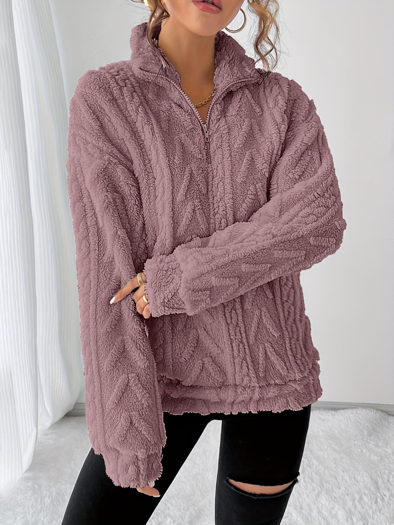 Margherita Solvang | Textured Cable-Knit Sweater For Women