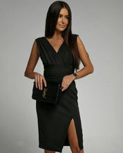 Eleanora Voss | Fitted Midi Dress For Women