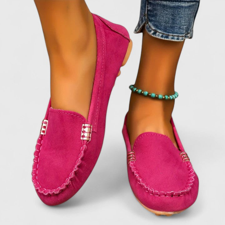 Sylvana Kensington | Teal Suede Orthopedic Loafer