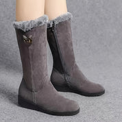 Camille Brindisi | Faux Fur Cuffed Snow Boots For Women