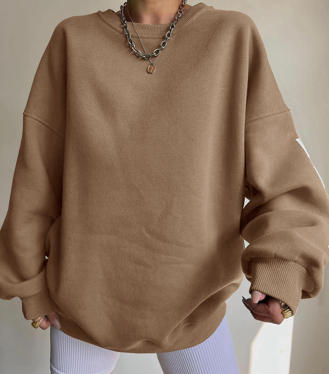 Colette Vasseur | Oversized Letter Print Sweater For Women