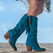 Savannah Remington | Western Fringe Cowboy Boots For Women