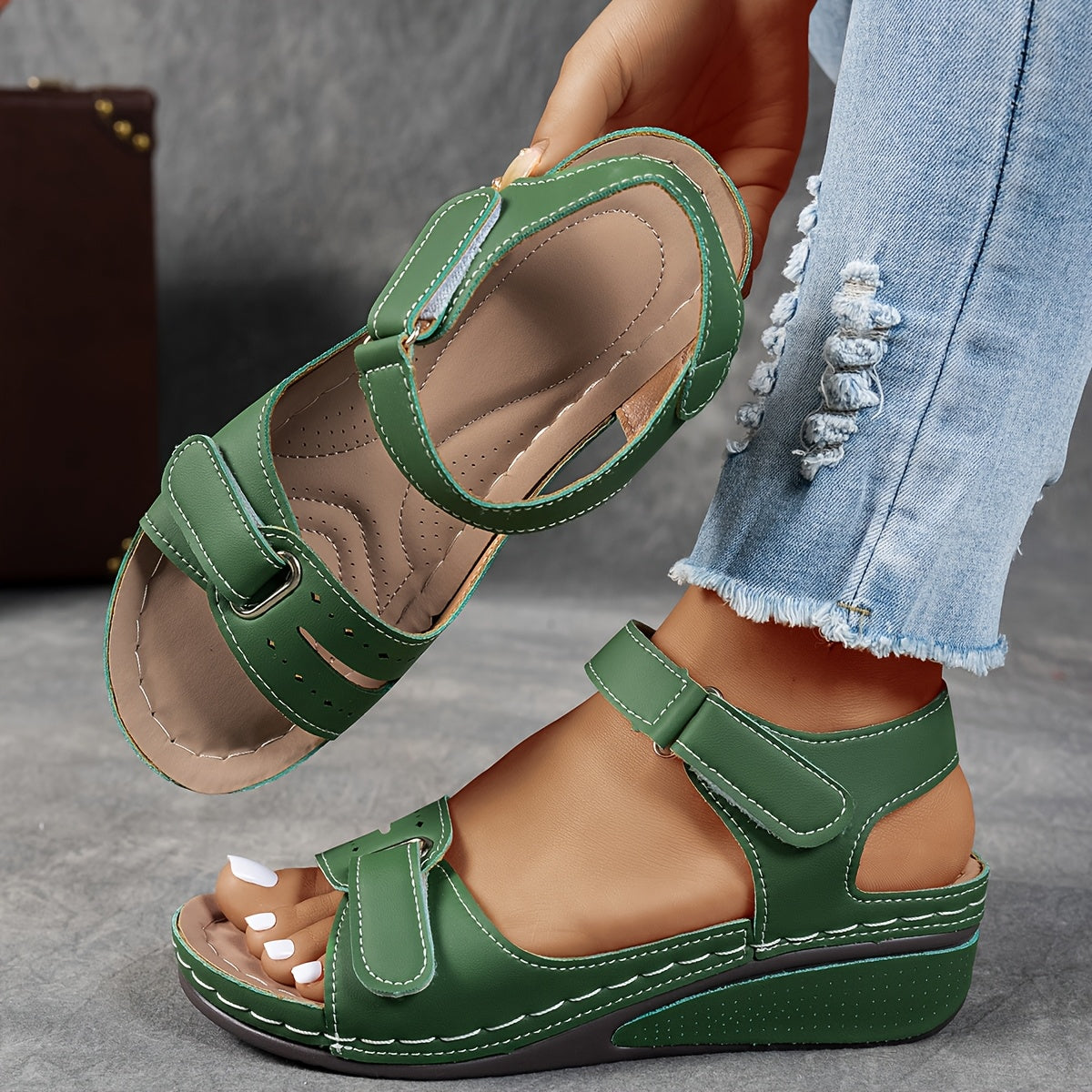 Mariette Duvallon | Orthopedic Wedge Sandals For Women