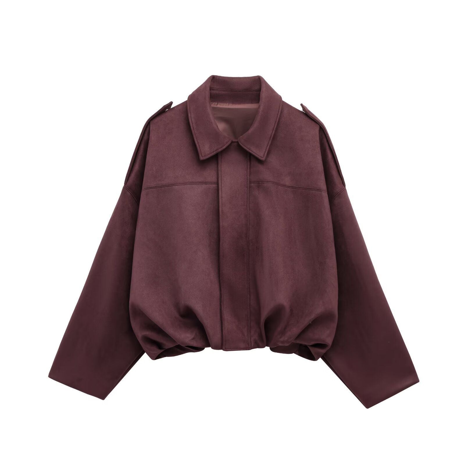 Renata Ashbourne | Faux Suede Pilot Jacket For Women