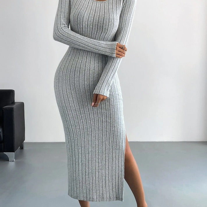 Beatrice Lombardi | Ribbed Knit Maxi Dress For Women