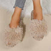 Élodie Marchand | Fluffy Faux Fur Slide Sandals For Women