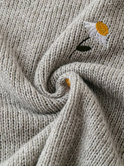 Beatrix Montclair | Daisy Embroidered Sweater With Long Sleeves For Women