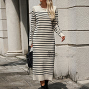 Colette Fairmont | Striped Knit Midi Dress For Women