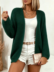 Mireille Ashcombe | Chunky Knit Open-Front Cardigan For Women