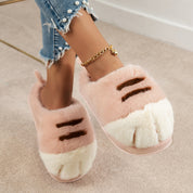 Nico Bellamy | Cozy Cat Paw Plush Slippers For Unisex