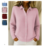 Claire Belmont | Button-Up Knit Cardigan Sweater For Women Long Sleeve