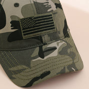 Colette Granville | Black Embroidered Flag Veterans Day Baseball Cap Unisex