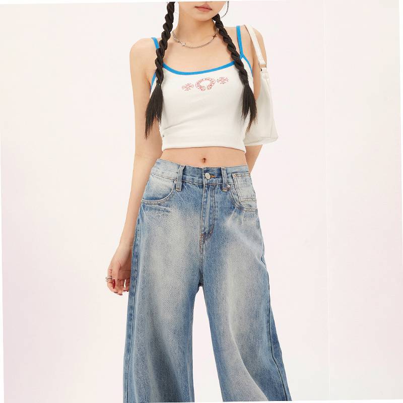 Aurelie Chastenet | Wide Leg High-Waisted Jeans For Women