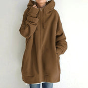Solene Girard | Zip-Up Fleece Hoodie For Women