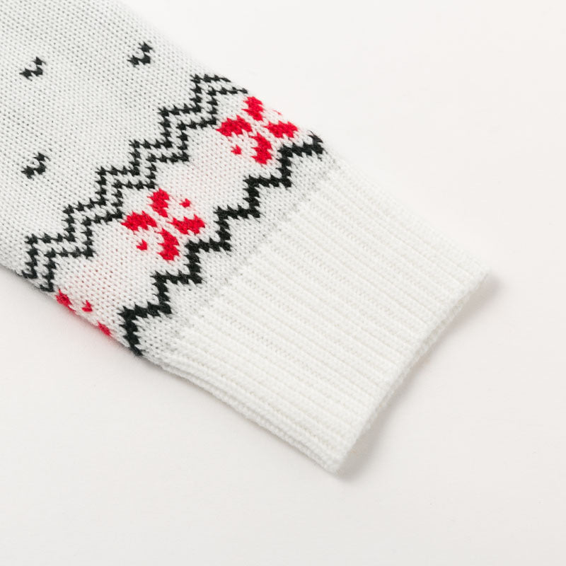Tinsel | Reindeer Heart Print Christmas Sweater For Women