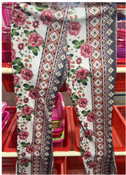 Phoebe Delvaine | Boho Print Flare Trousers For Women