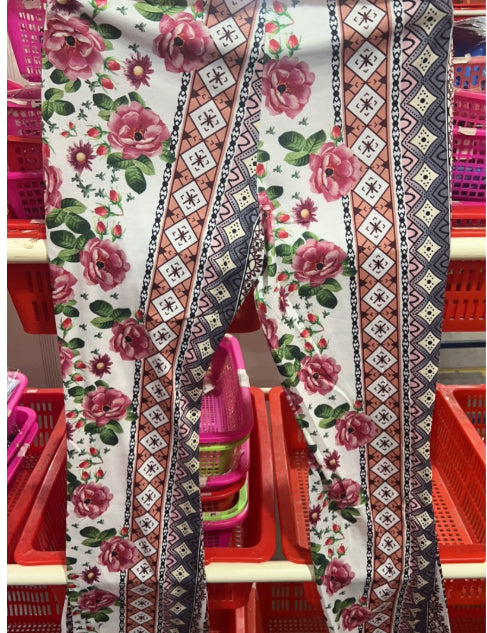 Phoebe Delvaine | Boho Print Flare Trousers For Women