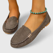Sylvana Kensington | Teal Suede Orthopedic Loafer