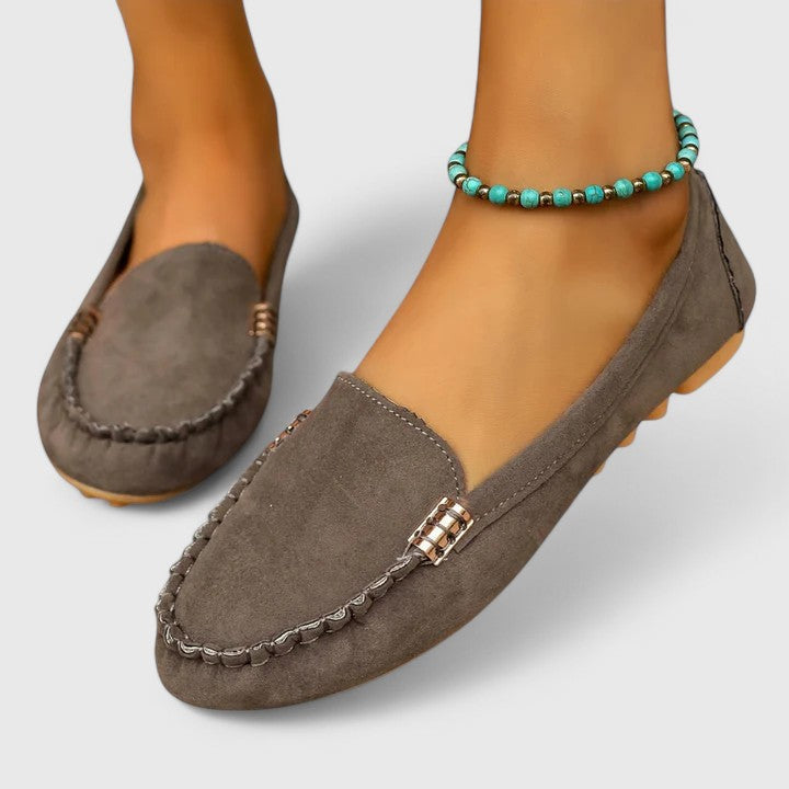 Sylvana Kensington | Teal Suede Orthopedic Loafer