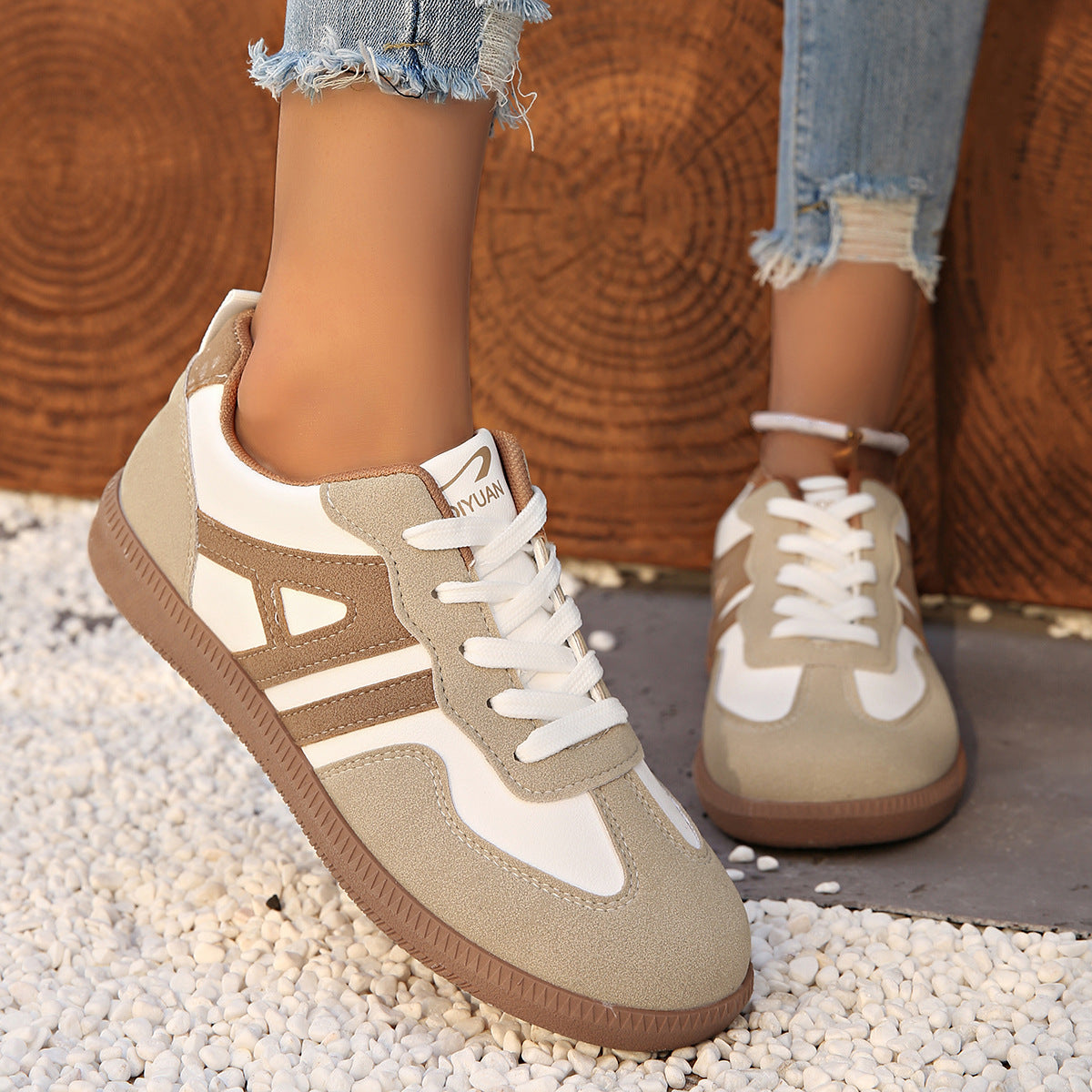 Colette Ashworth | Retro Color Block Sneakers For Women