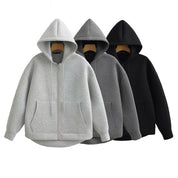 Antoine Vallier | Oversized Zip Hoodie For Men