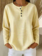 Genevieve Lacroix | Striped Long-Sleeve Blouse For Women